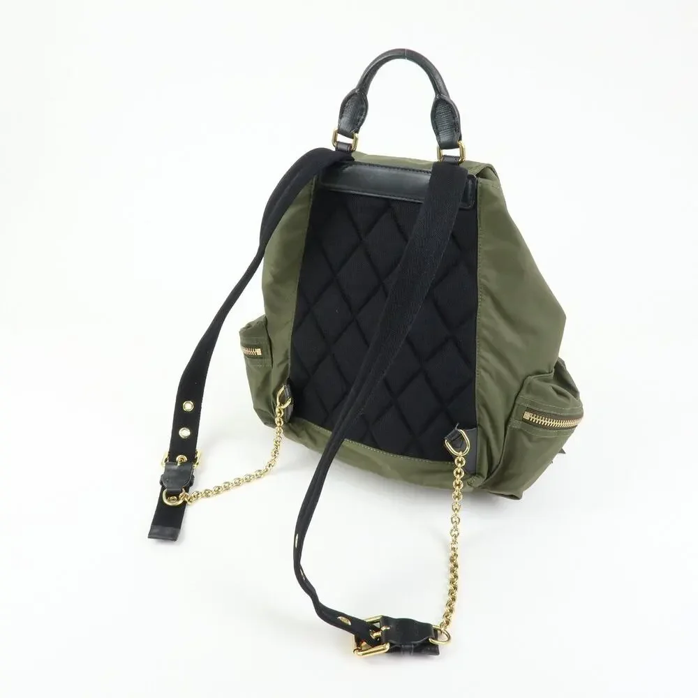 Burberry Nylon Backpack Khaki Green